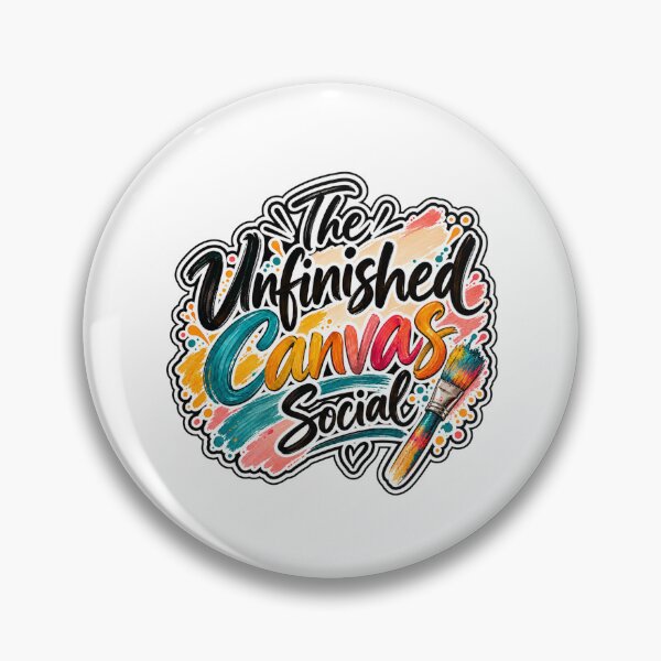Item preview, The Unfinished Canvas Social - Funny Needlepoint Club Retro Design designed and sold by WeirdlyMild.