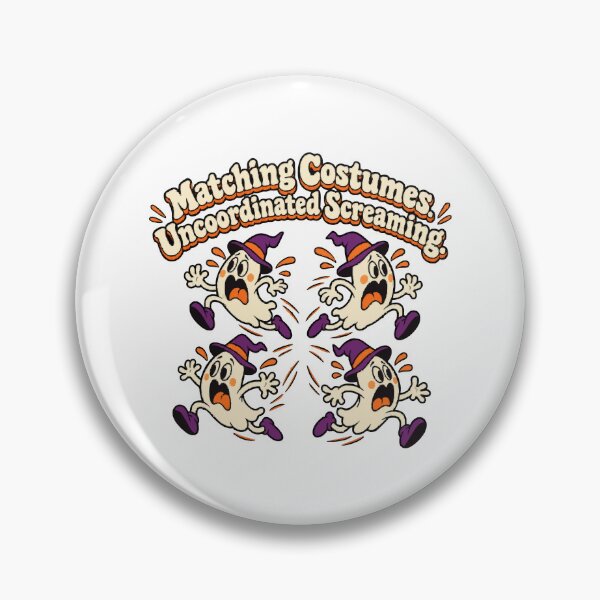 Item preview, Matching Costumes Uncoordinated Screaming Funny Halloween Ghosts designed and sold by ThreadQuirk.