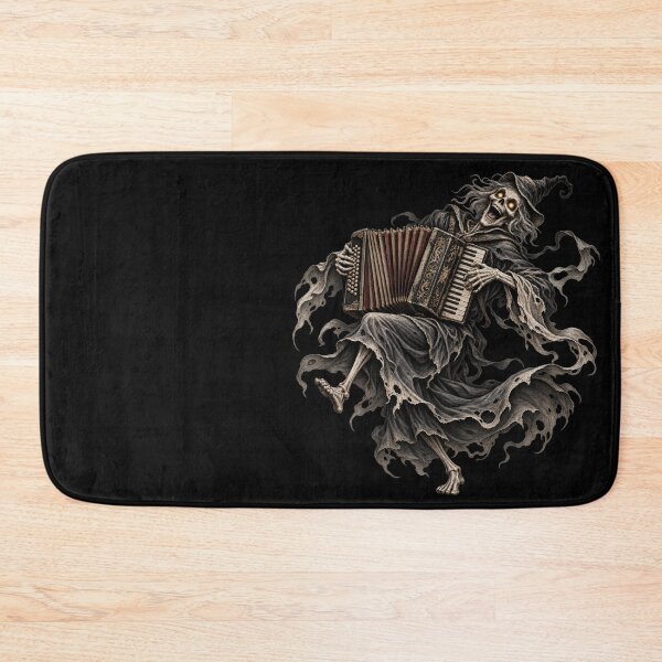 Item preview, Macabre Ghost Accordionist Gothic Horror Music Art designed and sold by Meandmyshop.