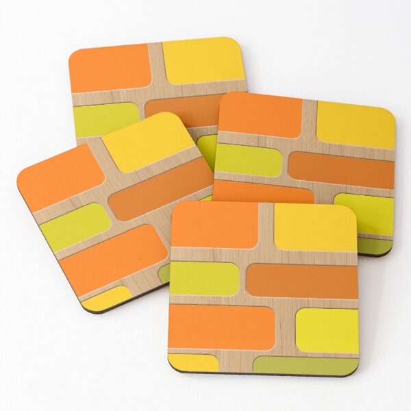Item preview, Moonbase - 60s & 70s in Burnt Orange et al. Behind Wood designed and sold by ubiquitoid.