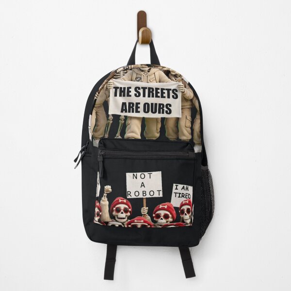 Item preview, Streetwear Skeleton Student Protest The Streets Are Ours designed and sold by One City Two Children Studio.