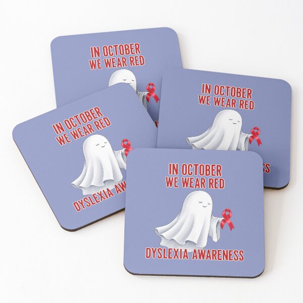 Item preview, In October We Wear Red Dyslexia Awareness designed and sold by Endless7Art.