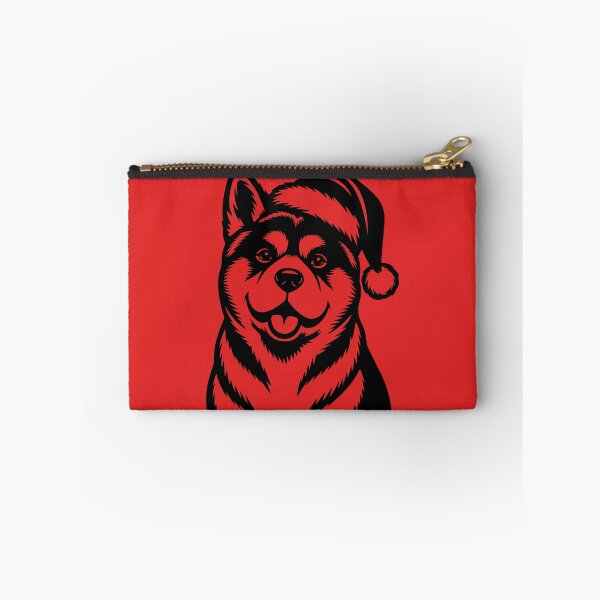 Item preview, Akita Wearing a Santa Hat designed and sold by theartfulaspie.