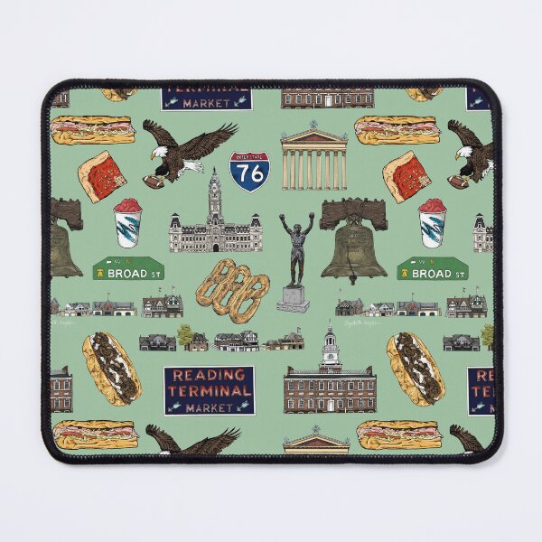 Item preview, Philly Pattern - Green designed and sold by Elizabeth Weglein.