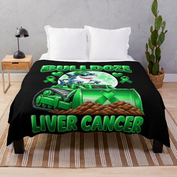 Item preview, A Shark Bulldozes Liver Cancer designed and sold by elderberry.