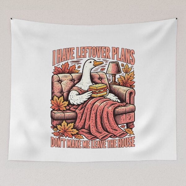Item preview, A Homebody Duck’s Thanksgiving Leftover Plans designed and sold by elderberry.