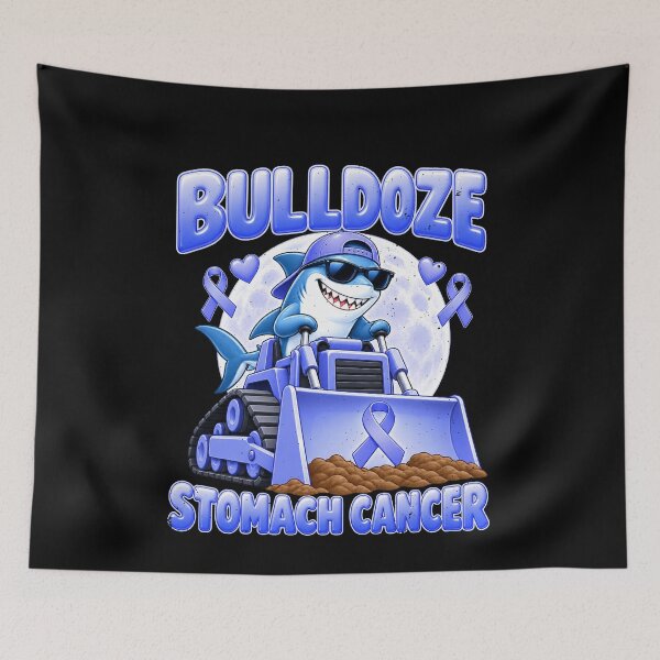 Item preview, Stomach Cancer Shark Awareness Support designed and sold by elderberry.