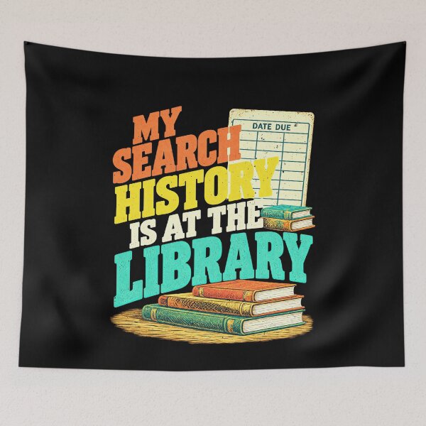 Item preview, Analog Revival: My Search History Is at the Library designed and sold by elderberry.