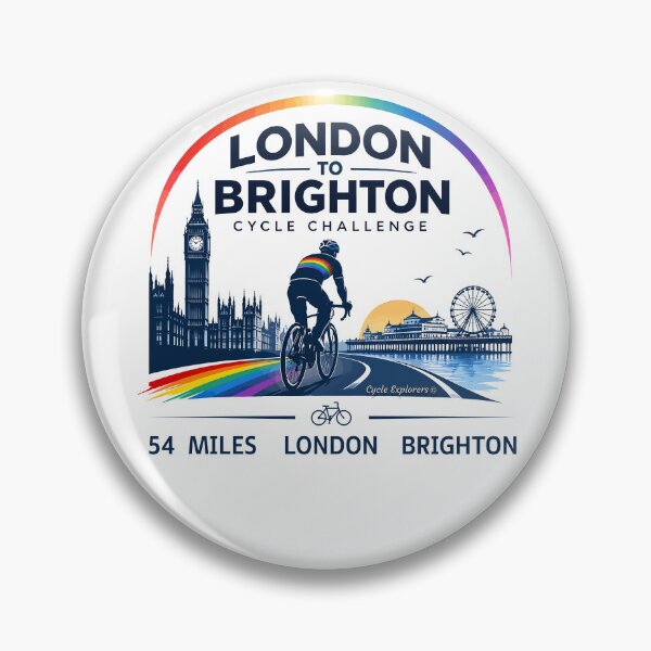Item preview, London to Brighton 54 Mile Challenge designed and sold by cycleexplorers.
