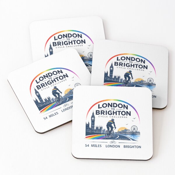 Item preview, London to Brighton 54 Mile Challenge designed and sold by cycleexplorers.