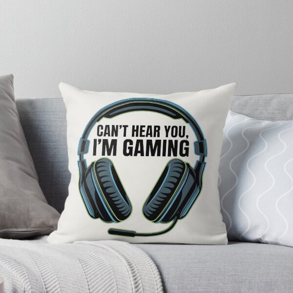 Item preview, Can’t Hear You, I’m Gaming – Funny Gamer Quote designed and sold by Jollys-ArtShop.