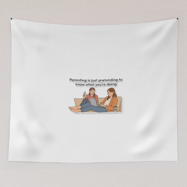Item preview, Parenting & Work Balance Quote designed and sold by NiftyWrx.