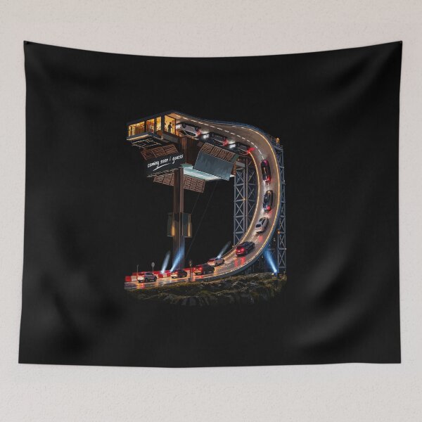 Item preview, Pixel Art Futuristic Highway Night Drive Scene designed and sold by AmeliaShirts.