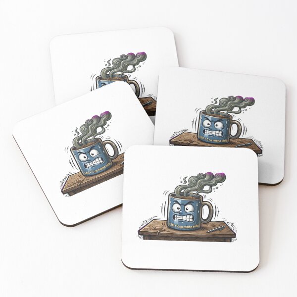 Item preview, Funny Programmer Coffee Cartoon Sticker Pack -  designed and sold by Roseleals.