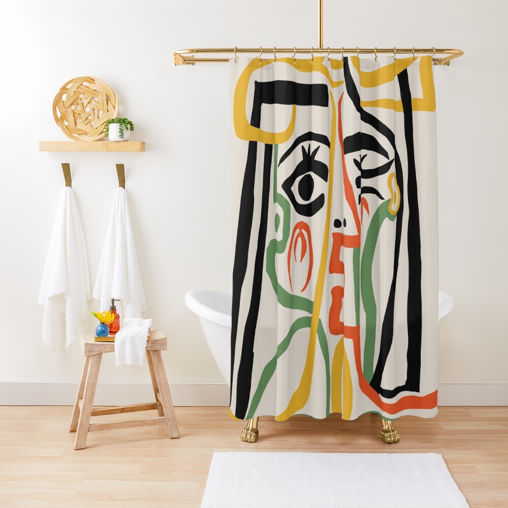 Picasso - Woman's head #1 Shower Curtain