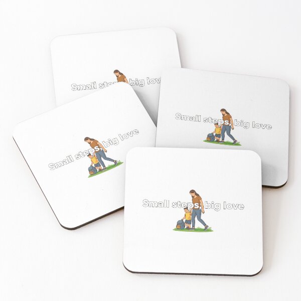Item preview, Small Steps, Big Love designed and sold by NiftyWrx.