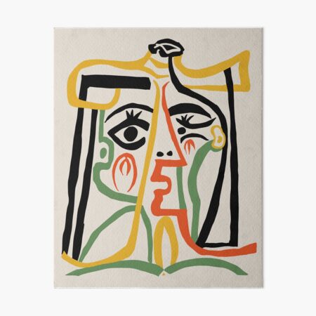 Picasso - Woman's head #1 Art Board Print