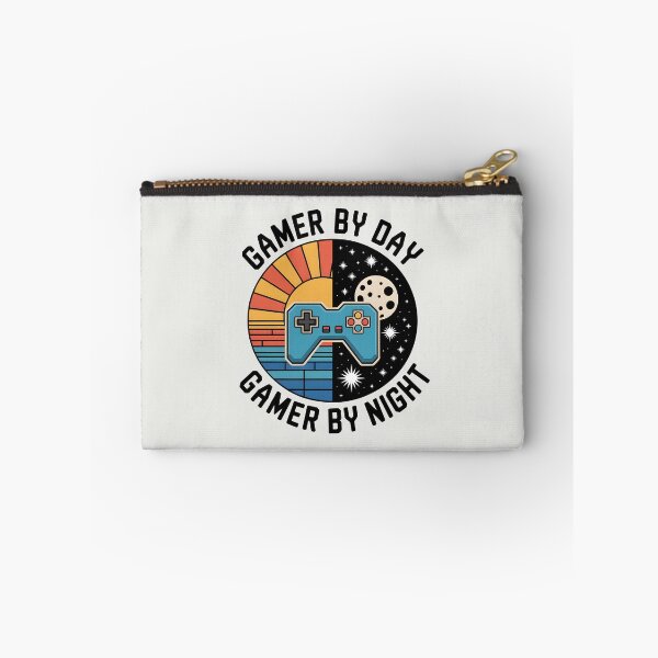 Item preview, Gamer by Day, Gamer by Night – Funny Gaming Quote designed and sold by Jollys-ArtShop.
