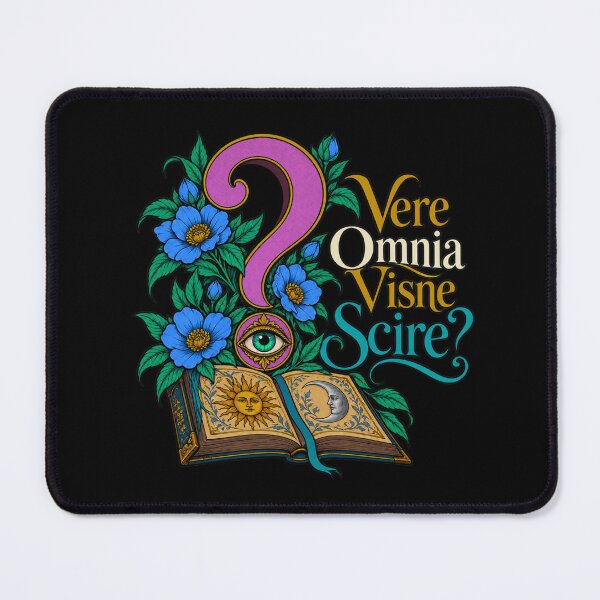 Item preview, Vere Omnia Visne Scire? – Mystical Book of Secrets designed and sold by Aimetoi.