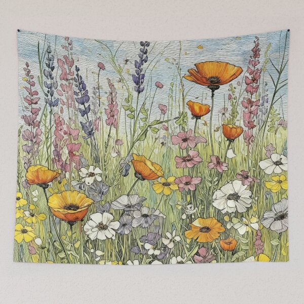 Item preview, Flower meadow designed and sold by sid1802.