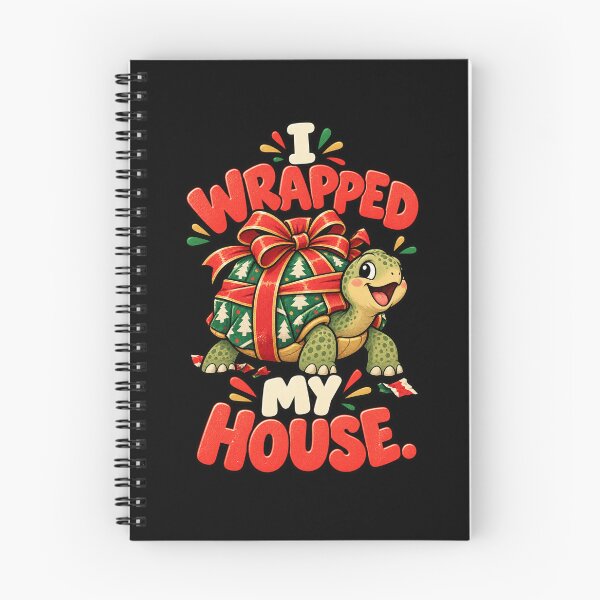 Item preview, Christmas Turtle Gift Wrap Humor - I Wrapped My House designed and sold by MOTIFOLK.