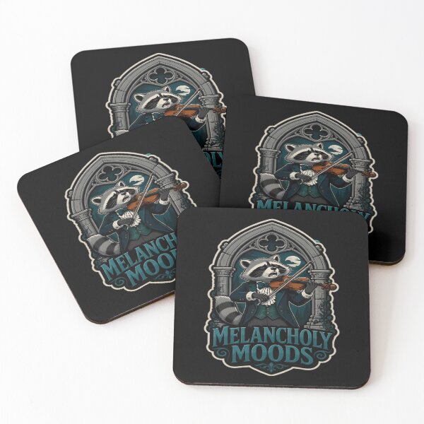 Item preview, Melancholy Moods Funny Raccoon Violin Gothic Arch designed and sold by PozivoPlus.