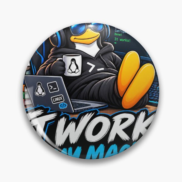 Item preview, Funny Programmer IT Works on My Machine Coding Humor designed and sold by TBillMAG — Retro Tech & IT Humor.