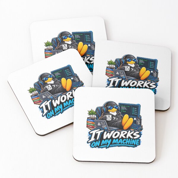 Item preview, Funny Programmer IT Works on My Machine Coding Humor designed and sold by TBillMAG — Retro Tech & IT Humor.