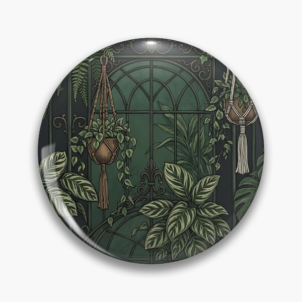 Item preview, Victorian Greenhouse Tropical Botany Seamless Pattern designed and sold by wallpapersarts.