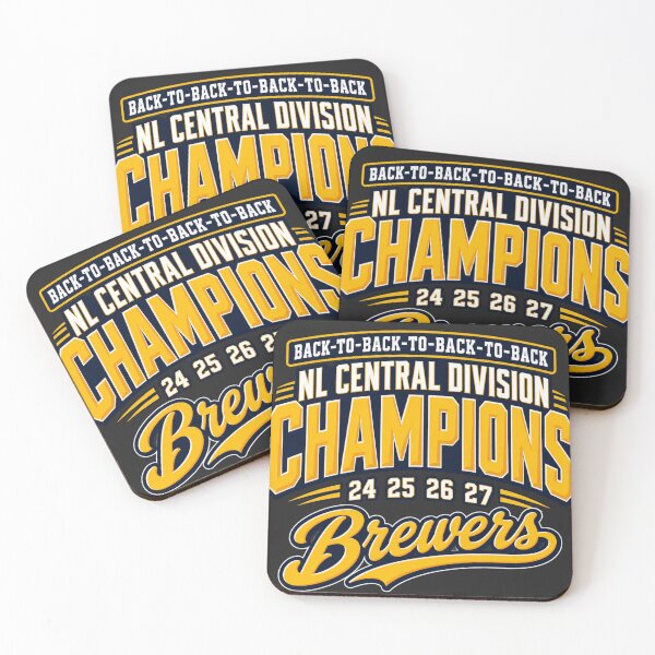 Item preview, Brewers Back To Back To Back To Back NL Central Division Champions 24 25 26 27 Dynasty designed and sold by Pliable.
