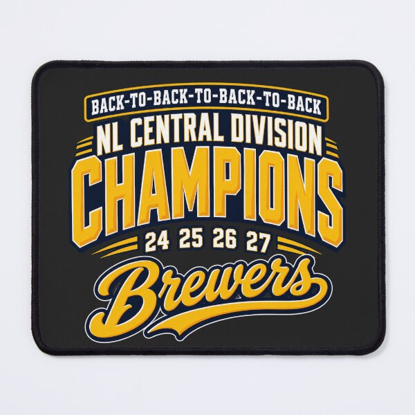 Item preview, Brewers Back To Back To Back To Back NL Central Division Champions 24 25 26 27 Dynasty designed and sold by Pliable.