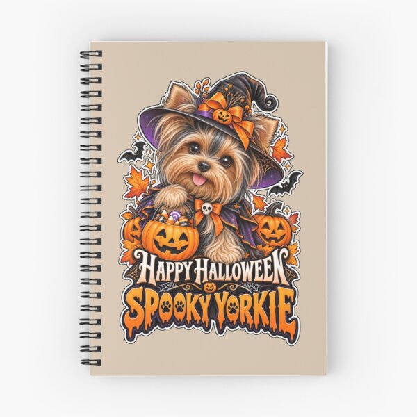 Item preview, Happy Halloween Yorkie | Cute Spooky Yorkshire Terrier Dog Lover Gift designed and sold by Yorkie Magic Studio .