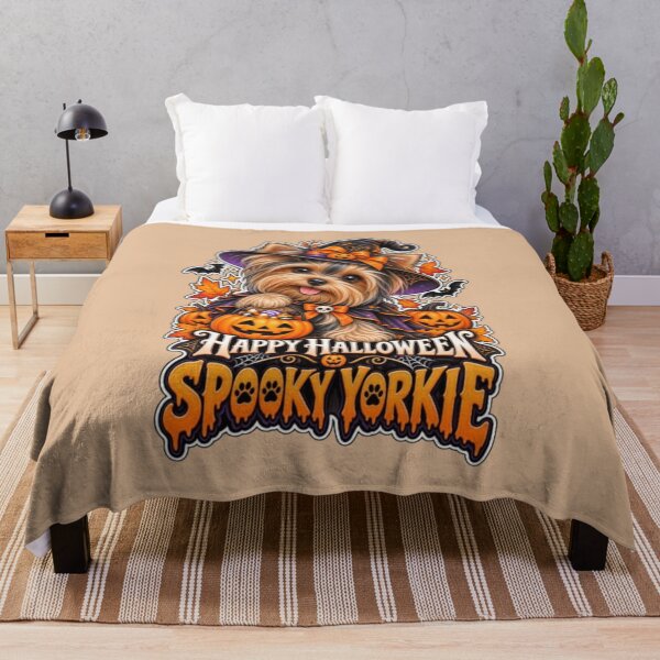 Item preview, Happy Halloween Yorkie | Cute Spooky Yorkshire Terrier Dog Lover Gift designed and sold by Yorkie Magic Studio .