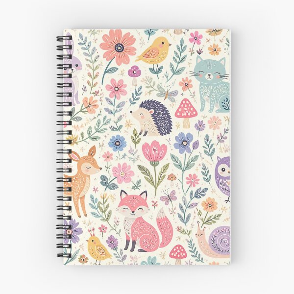 Item preview, Whimsical Woodland Garden – Cute Forest Animals and Wildflowers designed and sold by My Gluten Free Life UK.
