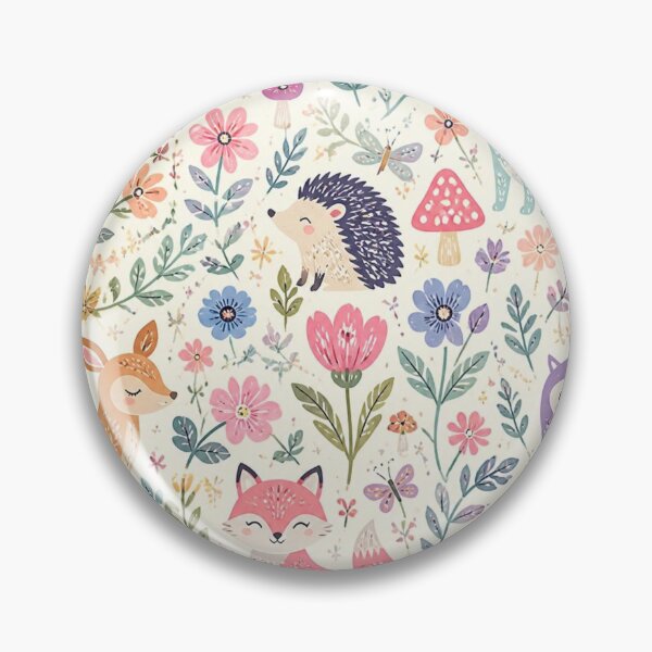 Item preview, Whimsical Woodland Garden – Cute Forest Animals and Wildflowers designed and sold by My Gluten Free Life UK.