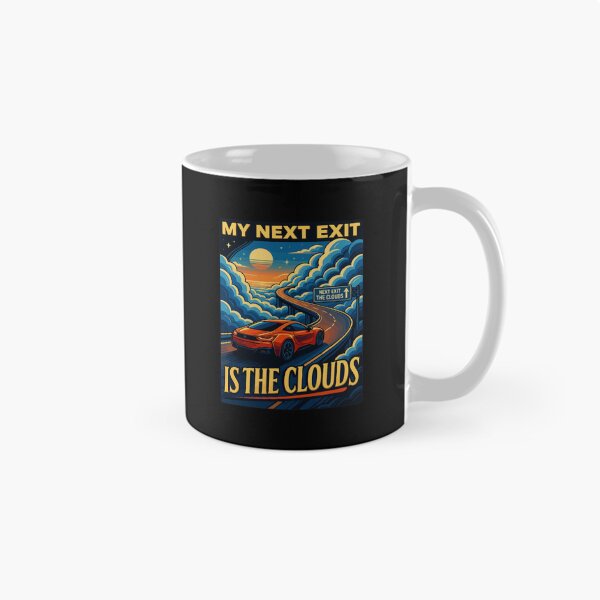 Item preview, My Next Exit Is The Clouds Car Dream Drive designed and sold by AmeliaShirts.