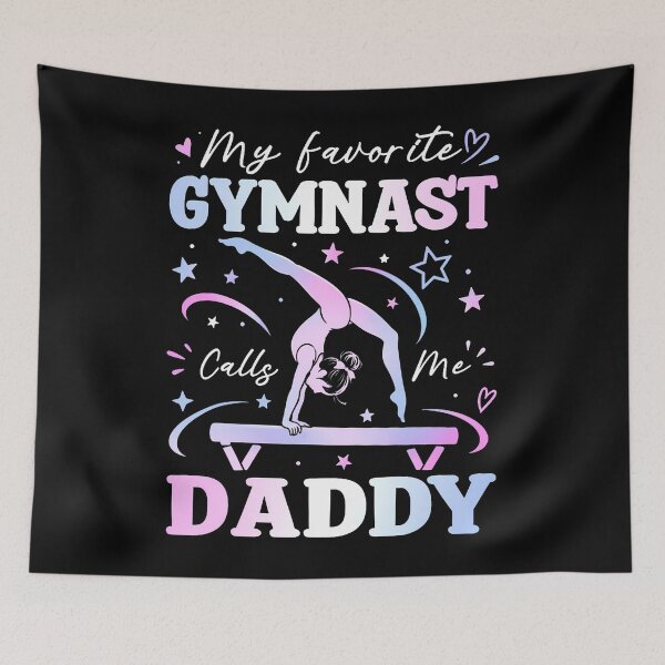 Item preview, My Favorite Gymnast Calls Me Daddy designed and sold by Alzasshop.