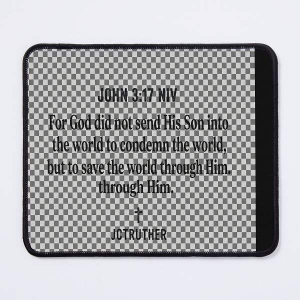 Item preview, John 3:17 NIV - JCTRUTHER designed and sold by nnghi902.