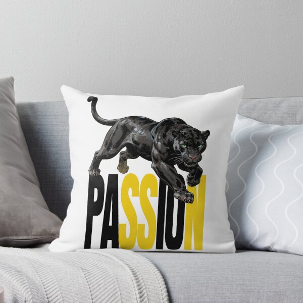 Item preview, Black Panther Passion Wild Animal Typography designed and sold by WildArtIT.