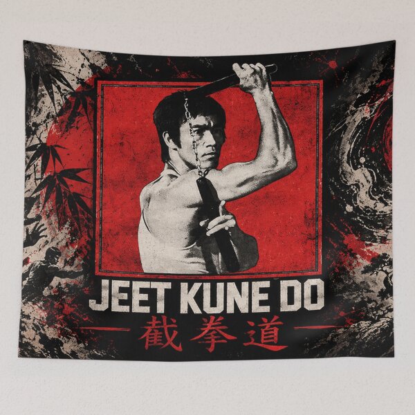 Aperçu de l'œuvre Jeet Kune Do de Bruce Lee | La voie du poing intercepteur créée et vendue par Fei Long Design Hub.