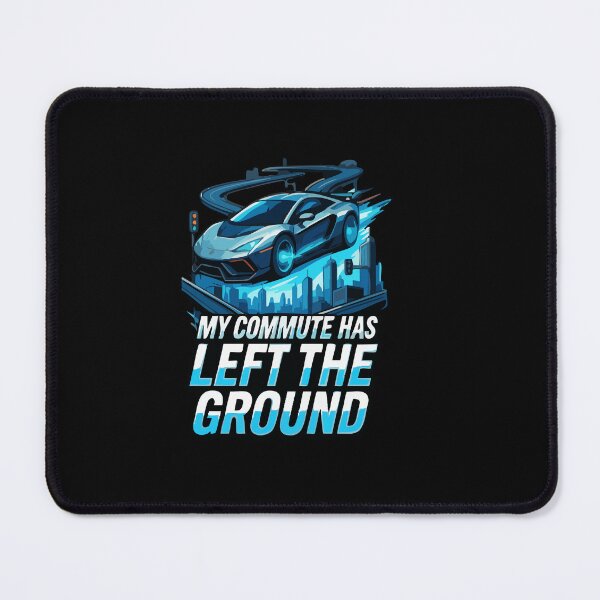 Item preview, My Commute Has Left The Ground Flying Car designed and sold by AmeliaShirts.