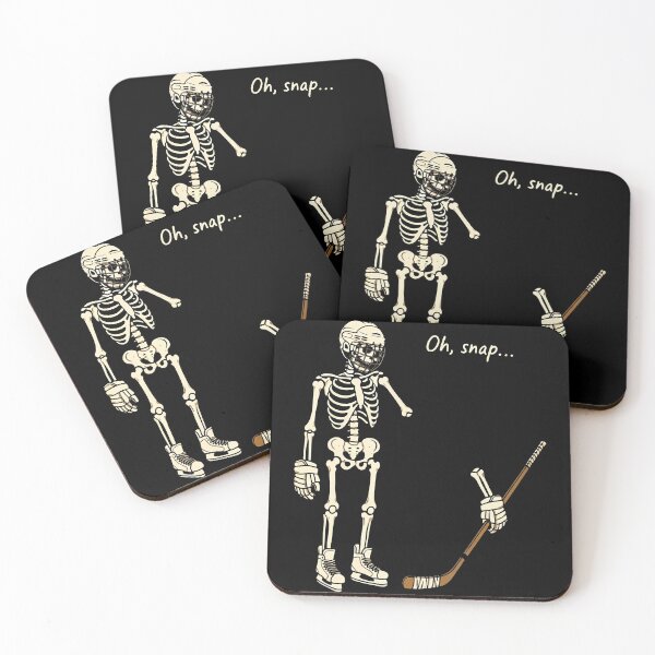 Item preview, Oh Snap Hockey Skeleton designed and sold by Alzasshop.