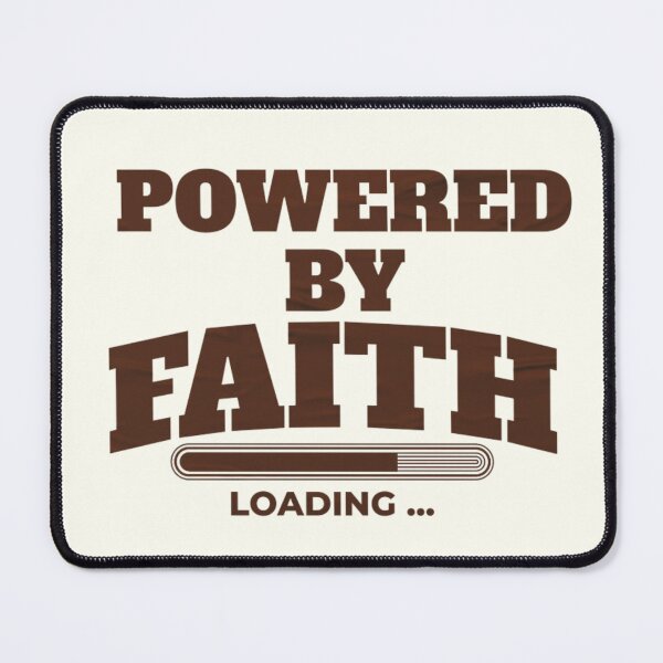 Item preview, Powered By Faith Loading - Bar Typography Islamic Design (V.3) designed and sold by D-Islamic.