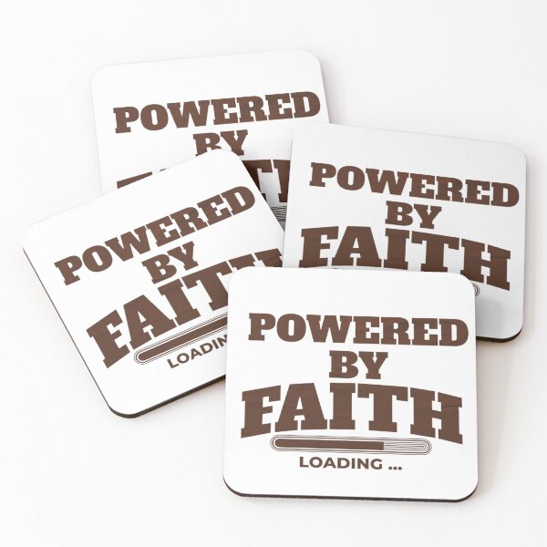 Item preview, Powered By Faith Loading - Bar Typography Islamic Design (V.3) designed and sold by D-Islamic.