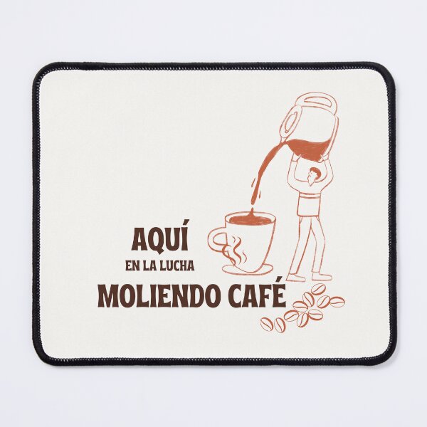 Item preview, Here In The Struggle Grinding Coffee - Coffee Lover Funny Quote Illustration designed and sold by chicaneo.