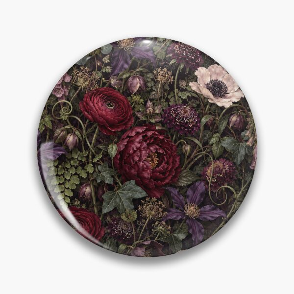 Item preview, Victorian glasshouse at night – Gothic floral pattern designed and sold by Lichtisign.