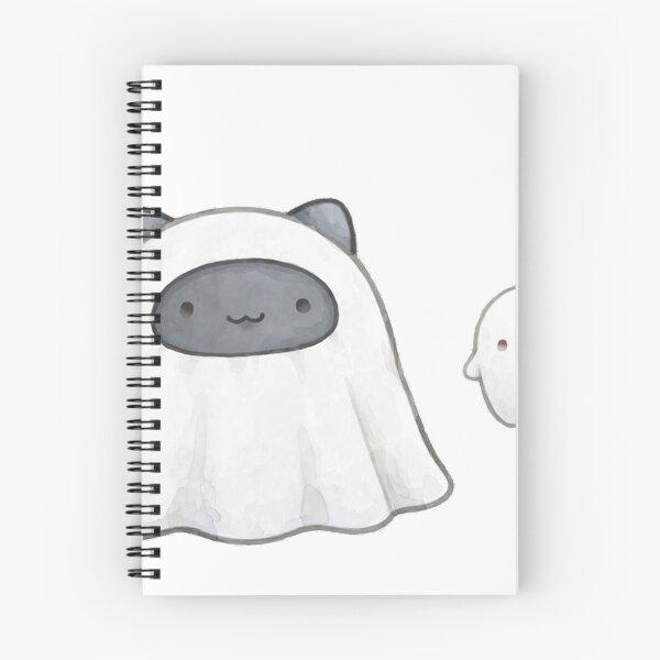 Item preview, Cute Black Cat Ghost Sheet Costume Halloween Kawaii Sticker designed and sold by xiaoxiaochibi.