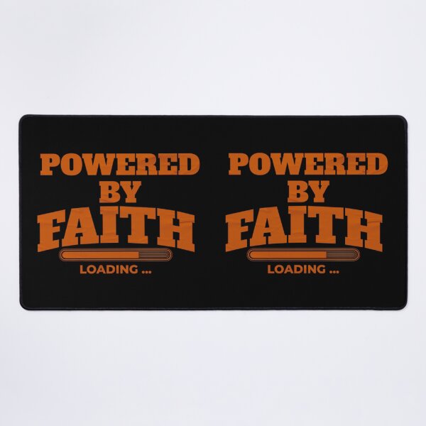 Item preview, Powered By Faith Loading - Bar Typography Islamic Design (V.4) designed and sold by D-Islamic.