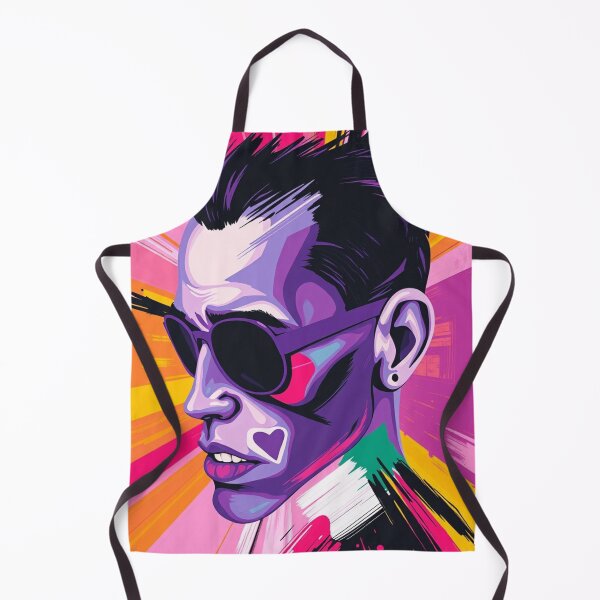 Item preview, Vibrant Neon Pop Art Greaser Sunglasses Graphic designed and sold by ERODED SELF.