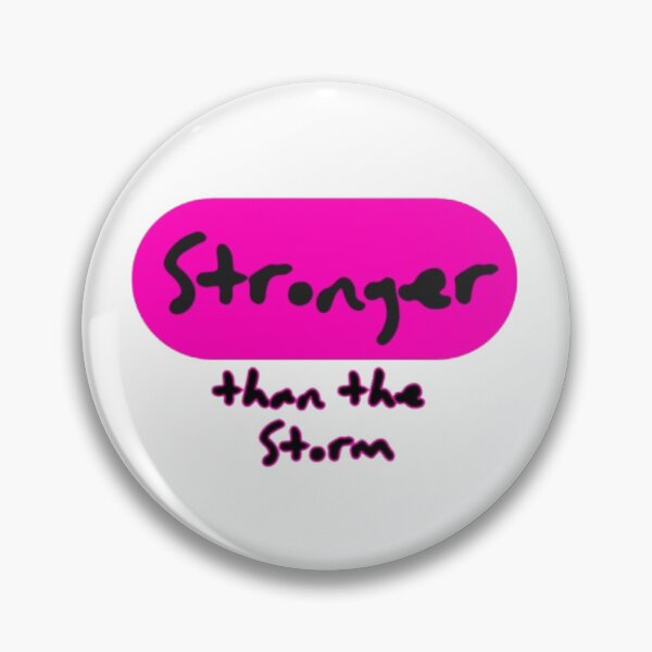 Item preview, Stronger Than the Storm – Powerful Resilience & Motivation Quote designed and sold by JeraiffsonCorner .